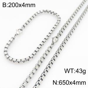 SS Jewelry Set(Most Men) - KS232130-Z