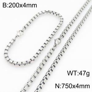 SS Jewelry Set(Most Men) - KS232132-Z