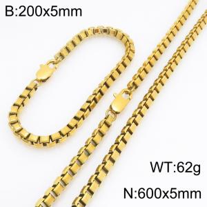 SS Jewelry Set(Most Men) - KS232142-Z