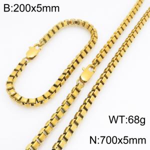 SS Jewelry Set(Most Men) - KS232144-Z