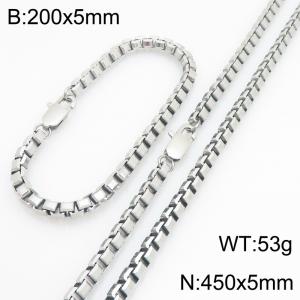 SS Jewelry Set(Most Men) - KS232146-Z