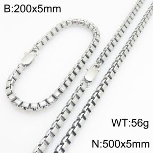 SS Jewelry Set(Most Men) - KS232147-Z