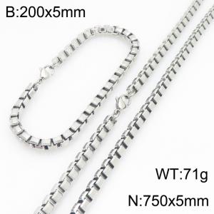 SS Jewelry Set(Most Men) - KS232166-Z
