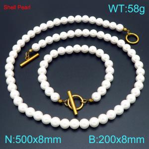 SS Jewelry Set(Most Women) - KS232173-Z