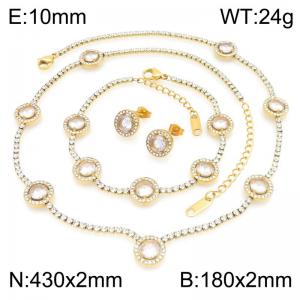 SS Jewelry Set(Most Women) - KS232513-HR
