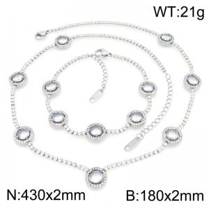 SS Jewelry Set(Most Women) - KS232515-HR