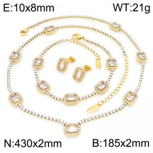 SS Jewelry Set(Most Women) - KS232519-HR