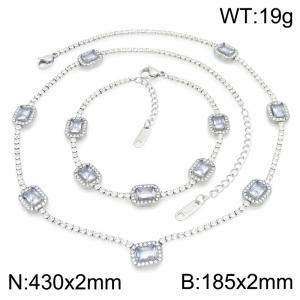 SS Jewelry Set(Most Women) - KS232521-HR