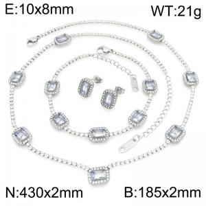SS Jewelry Set(Most Women) - KS232522-HR