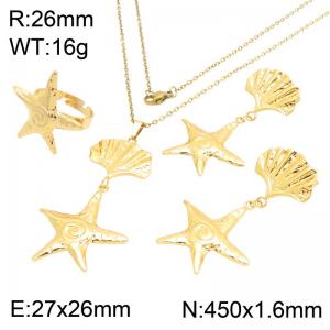 SS Jewelry Set(Most Women) - KS232562-DM