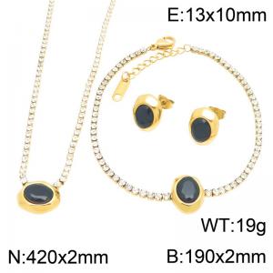 SS Jewelry Set(Most Women) - KS232674-HR