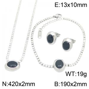 SS Jewelry Set(Most Women) - KS232676-HR
