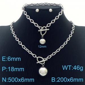 SS Jewelry Set - KS32559-Z