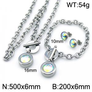 SS Jewelry Set - KS36852-Z