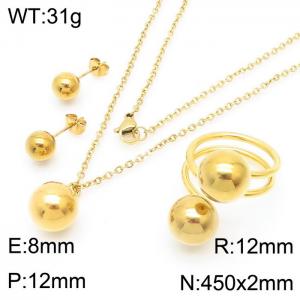 SS Jewelry Set - KS43832-Z