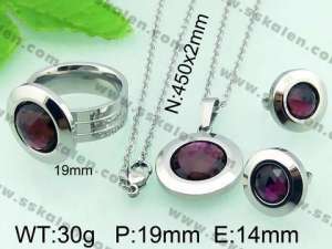 SS Jewelry Set(Most Women) - KS45036-Z