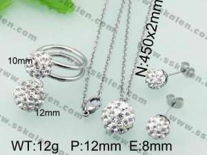 SS Jewelry Set(Most Women) - KS45057-Z