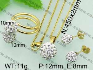 SS Jewelry Set(Most Women) - KS45060-Z