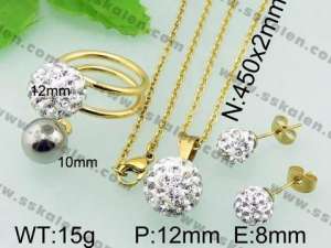 SS Jewelry Set(Most Women) - KS45062-Z