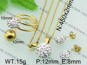 SS Jewelry Set(Most Women) - KS45063-Z