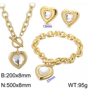 SS Jewelry Set(Most Women) - KS52518-Z