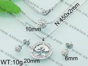 SS Jewelry Set(Most Women) - KS54135-Z