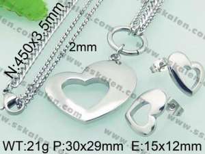 SS Jewelry Set(Most Women) - KS55539-Z