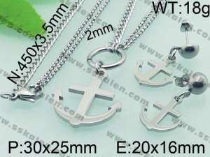 SS Jewelry Set(Most Women) - KS55545-Z