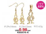 Loss Promotion Stainless Steel Jewelry Sets Weekly Special - KS55570-K