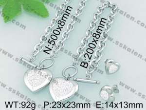 SS Jewelry Set(Most Women) - KS57333-Z