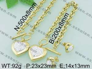 SS Jewelry Set(Most Women) - KS57336-Z