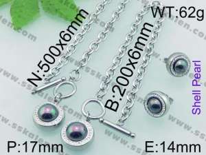 SS Jewelry Set(Most Women) - KS57374-Z