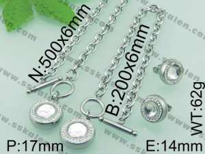 SS Jewelry Set(Most Women) - KS57378-Z