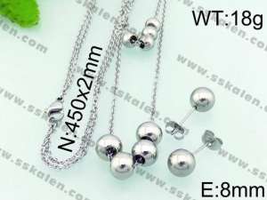 SS Jewelry Set(Most Women) - KS58685-Z