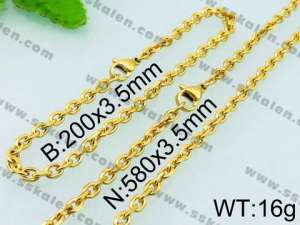 SS Jewelry Set(Most Women) - KS59343-Z