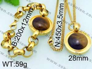 SS Jewelry Set(Most Women) - KS61046-Z