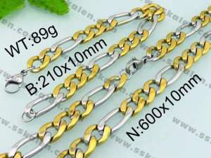 SS Jewelry Set(Most Men) - KS64858-Z