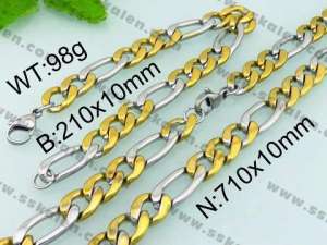 SS Jewelry Set(Most Men) - KS64859-Z