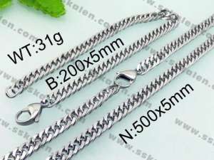 SS Jewelry Set(Most Men) - KS65067-Z