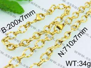 SS Jewelry Set(Most Men) - KS69223-Z