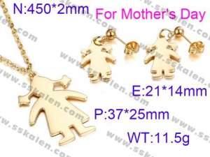 SS Jewelry Set(Most Women) - KS77803-Z
