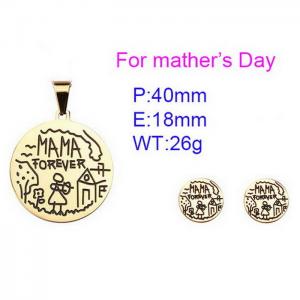 SS Jewelry Set(Most Women)（ Mother's Day） - KS78779-K