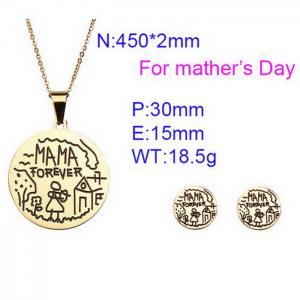 SS Jewelry Set(Most Women)（ Mother's Day） - KS78782-K