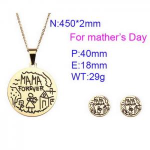 SS Jewelry Set(Most Women)（ Mother's Day） - KS78783-K