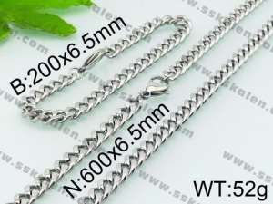 SS Jewelry Set(Most Men) - KS78817-Z
