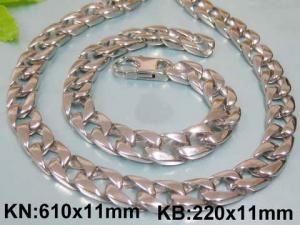 Fashion ss Jewelry Set - KS7938-D