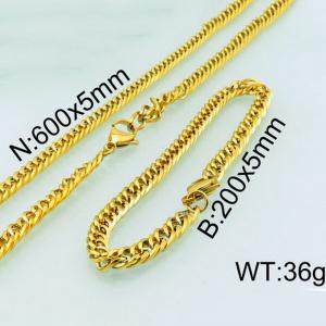SS Jewelry Set(Most Women) - KS81871-Z
