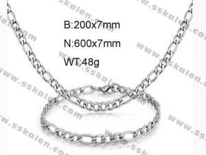 SS Jewelry Set(Most Men) - KS87190-Z