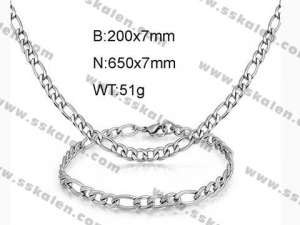 SS Jewelry Set(Most Men) - KS87191-Z