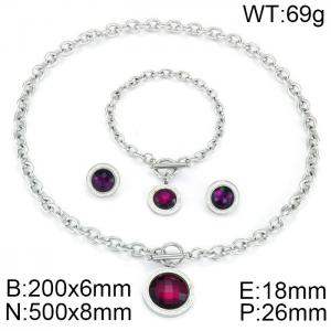 SS Jewelry Set(Most Women) - KS87536-Z